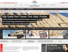 Tablet Screenshot of etstrusses.co.uk